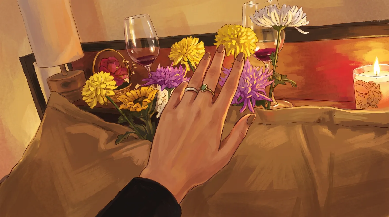 Jan 1 · candles, flowers, and us